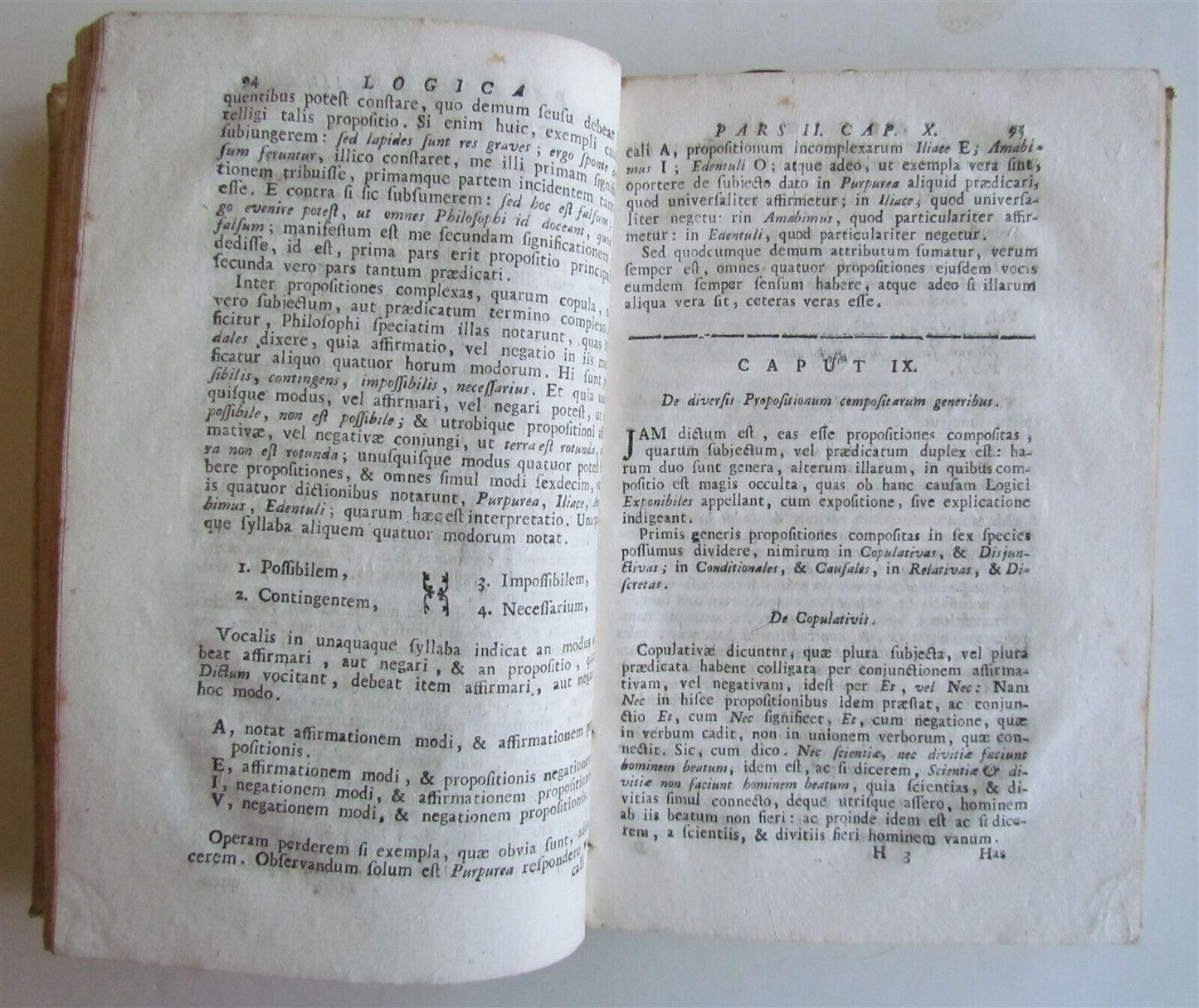 1765 LOGICA SIVE ARS COGITANDI antique VELLUM BOUND