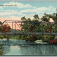 HARMONY PA BRIDGE ANTIQUE POSTCARD