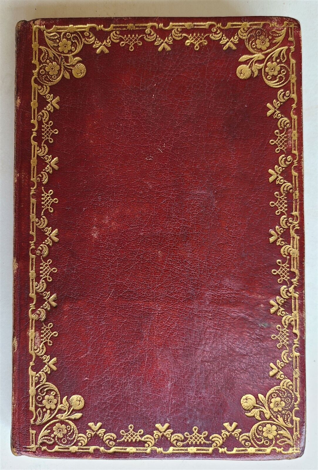 1800s GERMAN MANUSCRIPT PRAYER BOOK antique HANDWRITTEN fine morocco binding