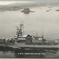 MILITARY SHIP USS JOHN WILLIS ANTIQUE POSTCARD