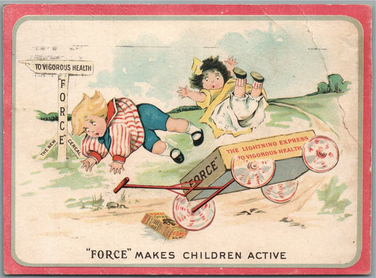 FORCE CEREAL ADVERTISING ANTIQUE POSTCARD