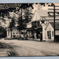 PITTSTOWN NJ MAIN STREET TEXACO GAS STATION VINTAGE POSTCARD