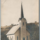 VILLAGE HORSE ANTIQUE REAL PHOTO POSTCARD RPPC