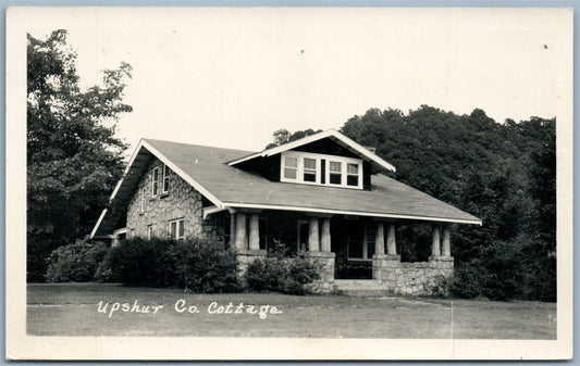 UPSHUR CO. COTTAGE W.V. 1947 VINTAGE REAL PHOTO POSTCARD RPPC