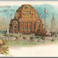 BUFFALO NY PAN AMERICAN EXPOSITION MUSIC TEMPLE 1898 ANTIQUE PRIVATE POSTCARD