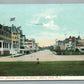 ASBURY PARK NJ FOURTH AVENUE 1907 ANTIQUE POSTCARD