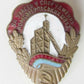 BELARUS SOVIET VINTAGE BADGE FOR PARTICIPATION IN MINES CONSTRUCTION