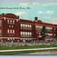 RACINE WI RECESS GILBERT KNAPP SCHOOL ANTIQUE POSTCARD