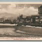 ATLANTIC CITY NJ WINTER SCENE ANTIQUE POSTCARD