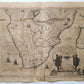 1644 MAP of SOUTH AFRICA rare AUTHENTIC