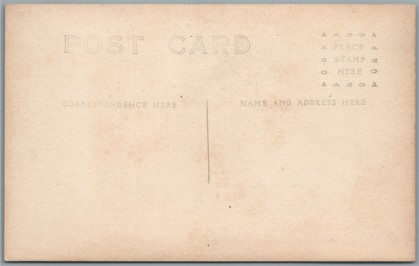 1913-1914 FOOTBALL TEAM ANTIQUE REAL PHOTO POSTCARD RPPC