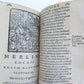 1581 ILLUSTRATED MACARONIC POETRY MERLINI COCAII antique 16th CENTURY RARE