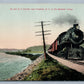 PALATINE NY CENTRAL RAILROAD MOHAWK VALLEY TRAIN ANTIQUE POSTCARD