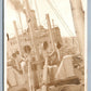 WWI BATTLESHIP INTERIOR ANTIQUE REAL PHOTO POSTCARD RPPC