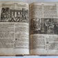 1763 BIBLE ILLUSTRATED IMPRESSIVE PIGSKIN FOLIO AMAZING BRONZE FITTINGS antique