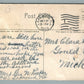 LAKEWOOD NJ MAIN STREET BIKE RIDERS ANTIQUE POSTCARD