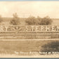FAMOUS BOTTLE FENCE at WATERS MI 1925 ANTIQUE REAL PHOTO POSTCARD RPPC