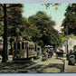 NETHERLANDS THE HAGUE SCHEVENINGSCHE WEG. ANTIQUE POSTCARD TROLLEY