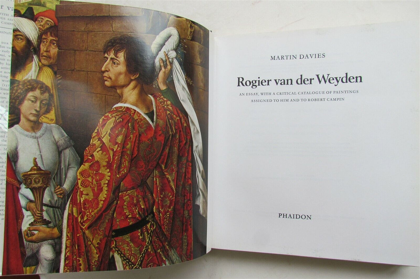 MARTIN DAVIES ROGIER VAN DER WEYDEN ILLUSTRATED ART ALBUM catalog