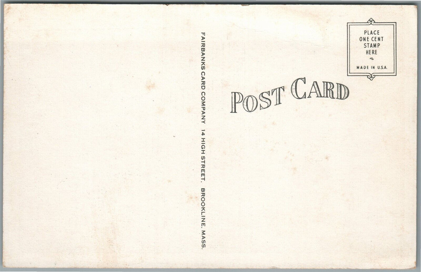 HAWLEY PA POST OFFICE VINTAGE POSTCARD