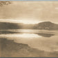 DANVILLE VT SUNRISE AT JOE'S POND ANTIQUE REAL PHOTO POSTCARD RPPC