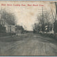 SHORT BEACH CT MAIN STREET LOOKING EAST ANTIQUE POSTCARD