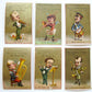 WATERBURY CT set of 6 ANTIQUE VICTORIAN TRADE CARDS - MUSICIANS