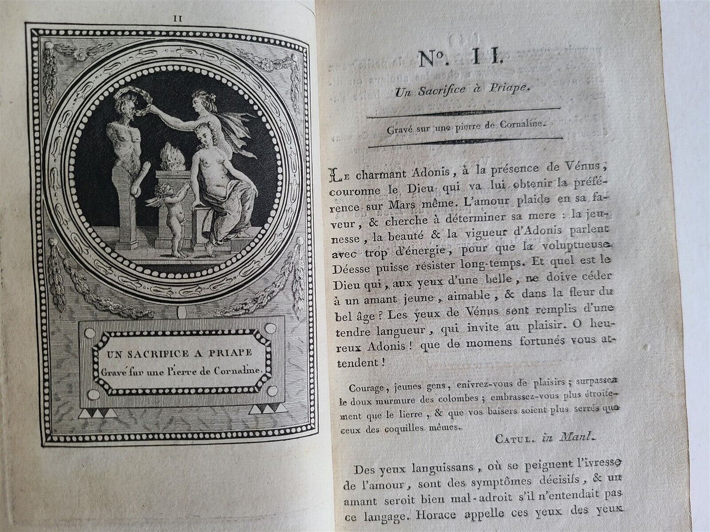 1786 MONUMENS DE LA VIE PRIVEE DES DOUZE CESARS antique EROTIC ENGRAVINGS rare