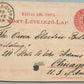 HUNGARY to CHICAGO USA 1893 ANTIQUE COVER