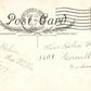 WASHINGTON'S BIRTHDAY GREETINGS 1917 ANTIQUE PATRIOTIC POSTCARD