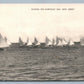 BARNEGAT BAY NJ SAILING VINTAGE POSTCARD