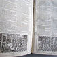 1688 BIBLE ILLUSTRATED BIBLIA SACRA antique VELLUM BOUND