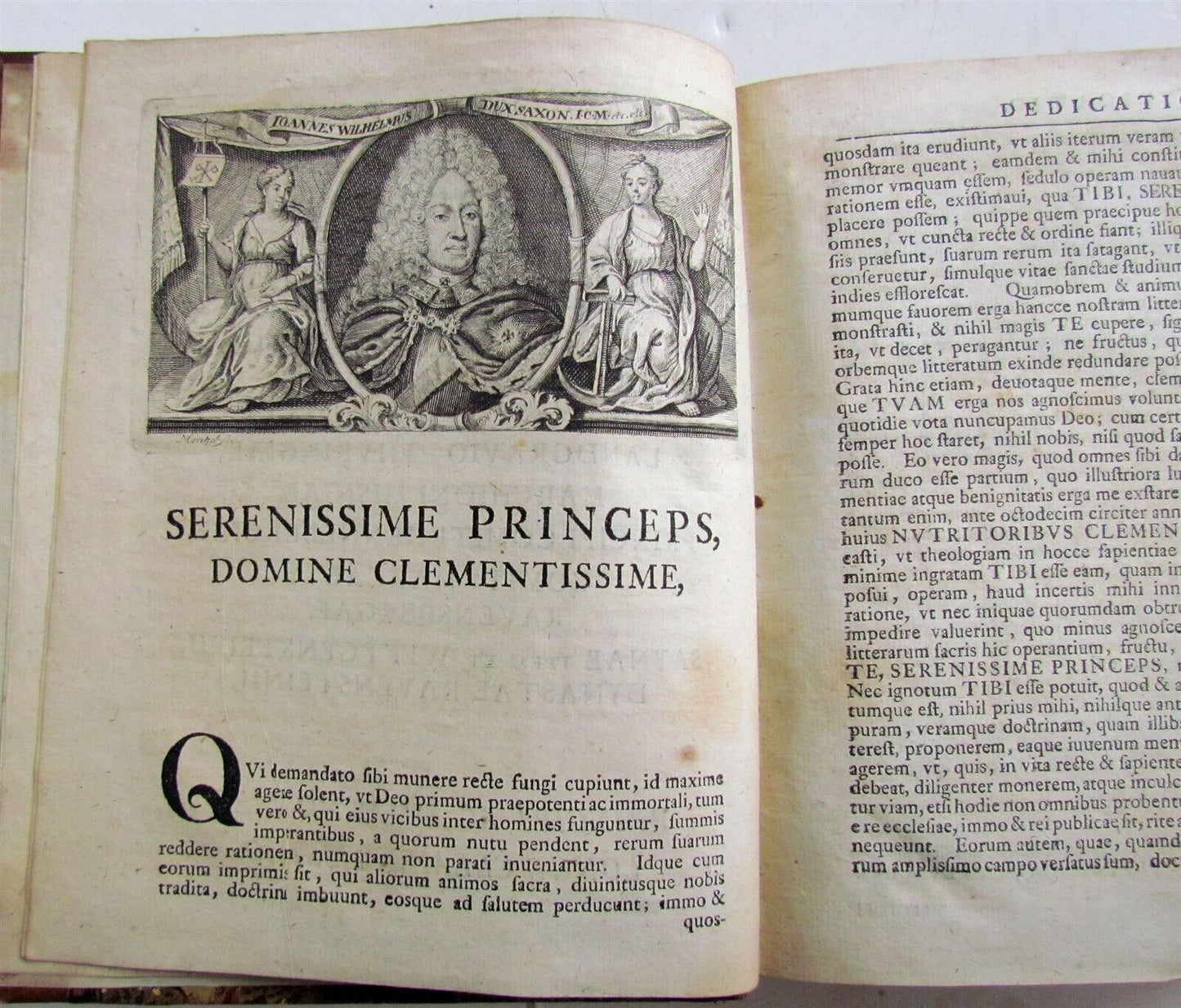 1724 IO. FRANCISCI BUDDEI INSTITUTIONES THEOLOGIAE DOGMATICAE antique