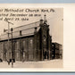 YORK PA OLD FIRST METHODIST CHURCH ANTIQUE REAL PHOTO POSTCARD RPPC
