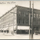 STEELE BUILDING BEFORE THE FIRE ANTIQUE REAL PHOTO POSTCARD RPPC