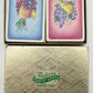 VINTAGE MIDWAY PLAYING CARDS DOUBLE DECK SET w/ BOX - FRUITS BACK by ARRCO