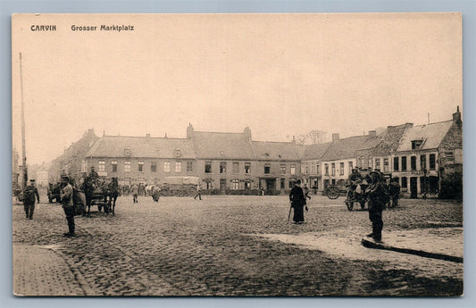 GARVIN GERMANY MARKTPLATZ ANTIQUE POSTCARD