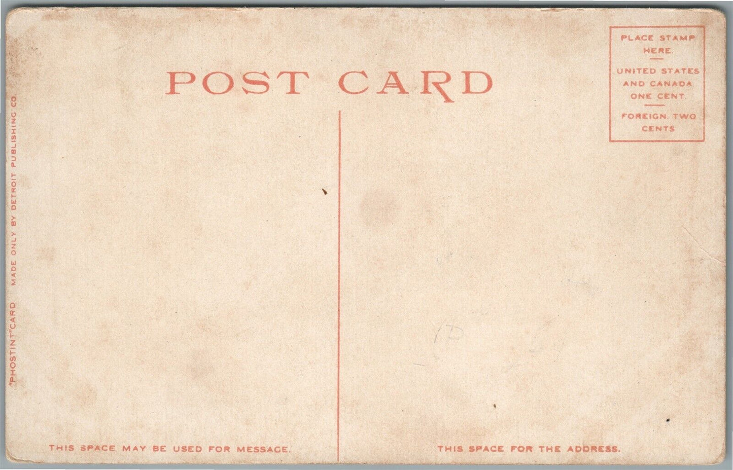 DES MOINES IA WALNUT STREET ANTIQUE POSTCARD