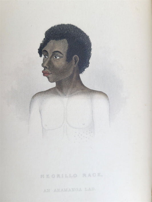 1895 RACES of MAN by CHARLES PICKERING M.D. antique ILLUSTRATED