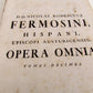 1741 VELLUM BOUND ANTIQUE FOLIO N. Fermosini HISPANI EPISCOPI POTESTATE CAPITULI