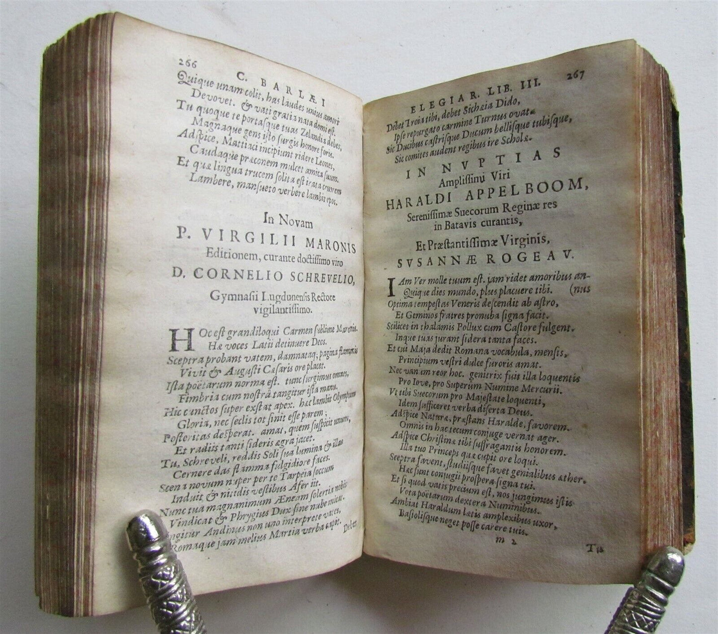 1655 POETRY by Caspar Barlaeus ANTIQUE 17th CENTURY POEMATA