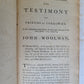 1794 ABOLITION antique Journal of Life Gospel Labours of JOHN WOOLMAN