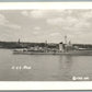 MILITARY SHIP USS ROE VINTAGE REAL PHOTO POSTCARD RPPC