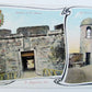 VINTAGE POSTCARD ENTRANCE TO FORT MARION & OLD WATCH TOWER ST.AUGUSTINE FLORIDA