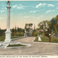 WOLFE'S MONUMENT on PLAINS OF ABRAHAM QUEBEC CANADA VINTAGE POSTCARD