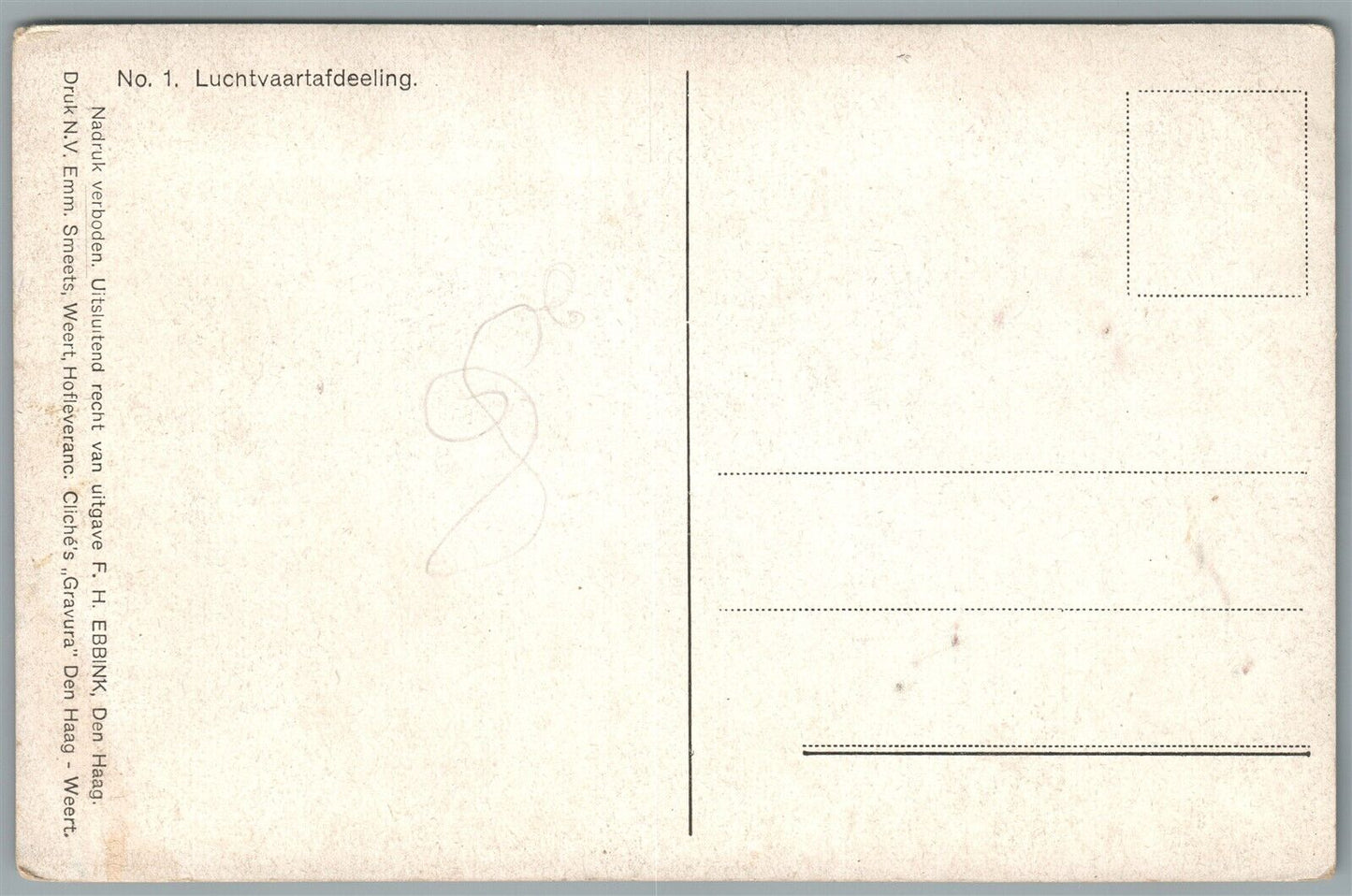 FRENCH EARLY AVIATION ANTIQUE POSTCARD