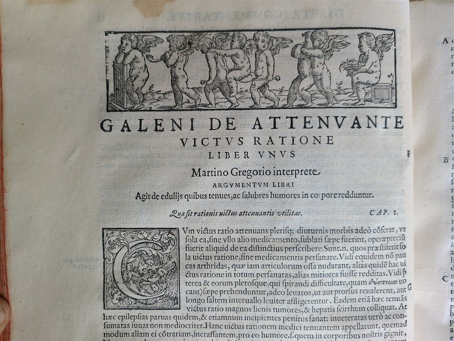 1586 RENAISSANCE EDITION OF GALEN antique FOLIO 16th century FAMOUS MEDICAL WORK