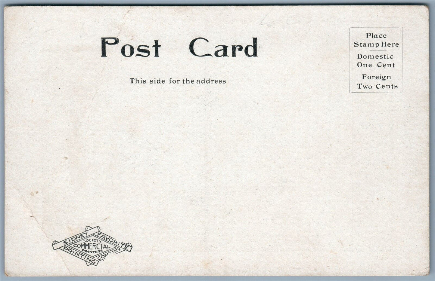 SIDNEY NY NEW SIDNEY SILK MILL UNDIVIDED ANTIQUE POSTCARD