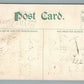 WESTFIELD NY IRON'S MUSIC STORE ADVERTISING ANTIQUE POSTCARD