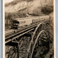 CANADA STONEY CREEK RAILROAD BRIDGE ANTIQUE REAL PHOTO POSTCARD RPPC